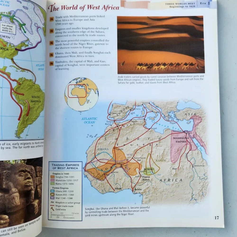 Nystrom Atlas of US History Maps Map Book Reference Book United States Social St
